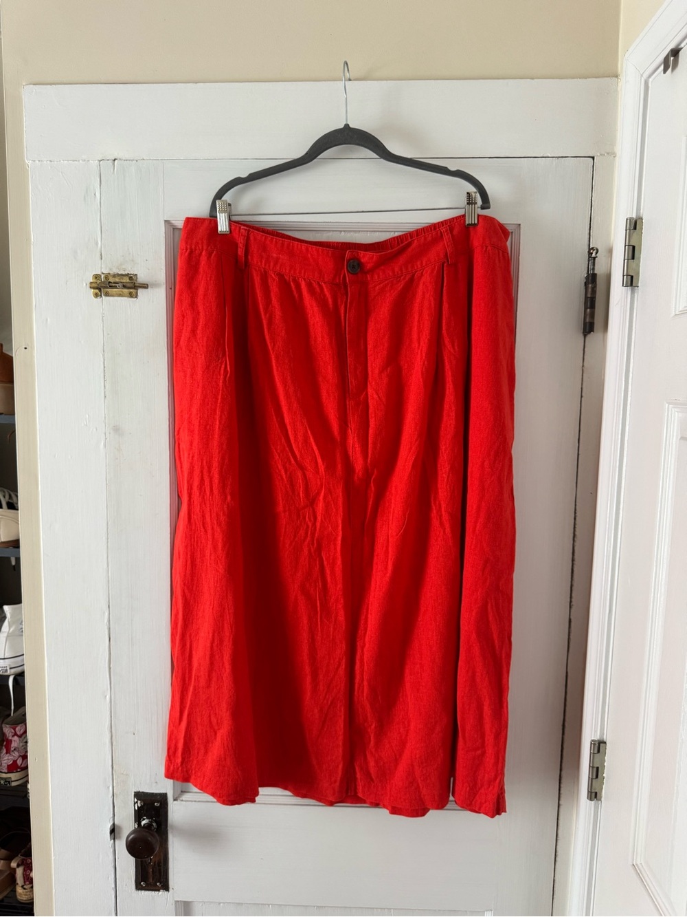Orange Women’s Midi Skirt